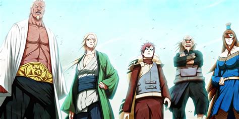 naruto 5 villages|Kage .